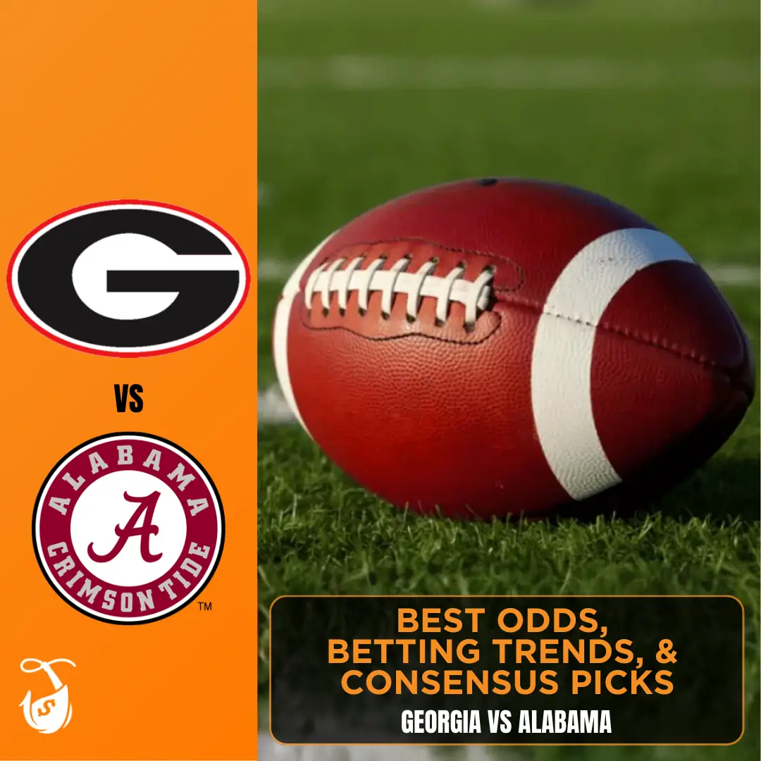 UGA vs Alabama Best Odds, Bet Trends, NCAAF Consensus Pick