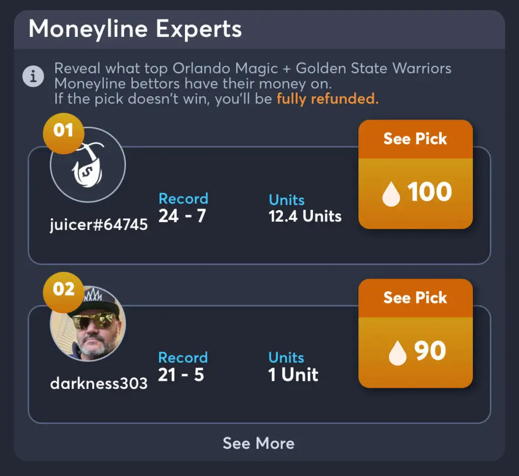 Warriors vs Magic moneyline experts