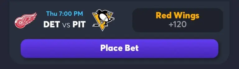 Red Wings vs Penguins AI Prediction