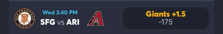 Giants vs Diamondbacks: AI Prediction for todays baseball game