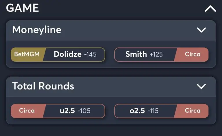 UFC 303 - Dolidze vs Smith - Best Odds