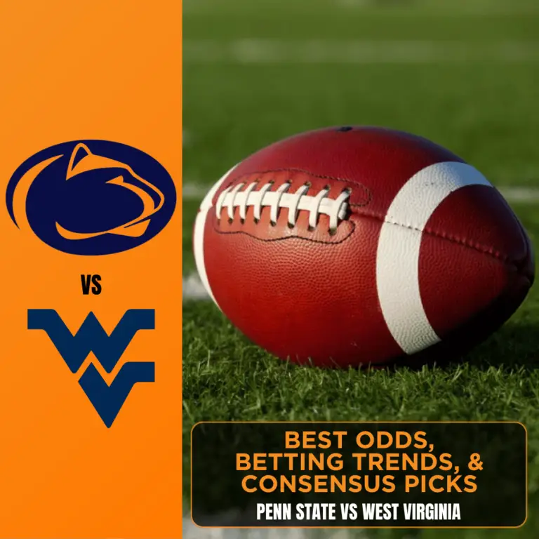 Penn State vs West Virginia_ NCAAF Best Odds, trends, and picks Page