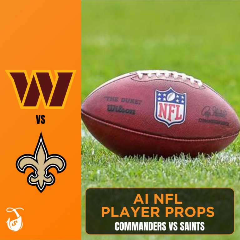 Commanders vs Saints_ AI NFL Player Props