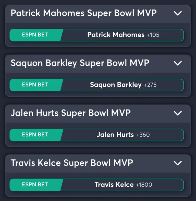 AI Super Bowl Predictions - MVP Odds