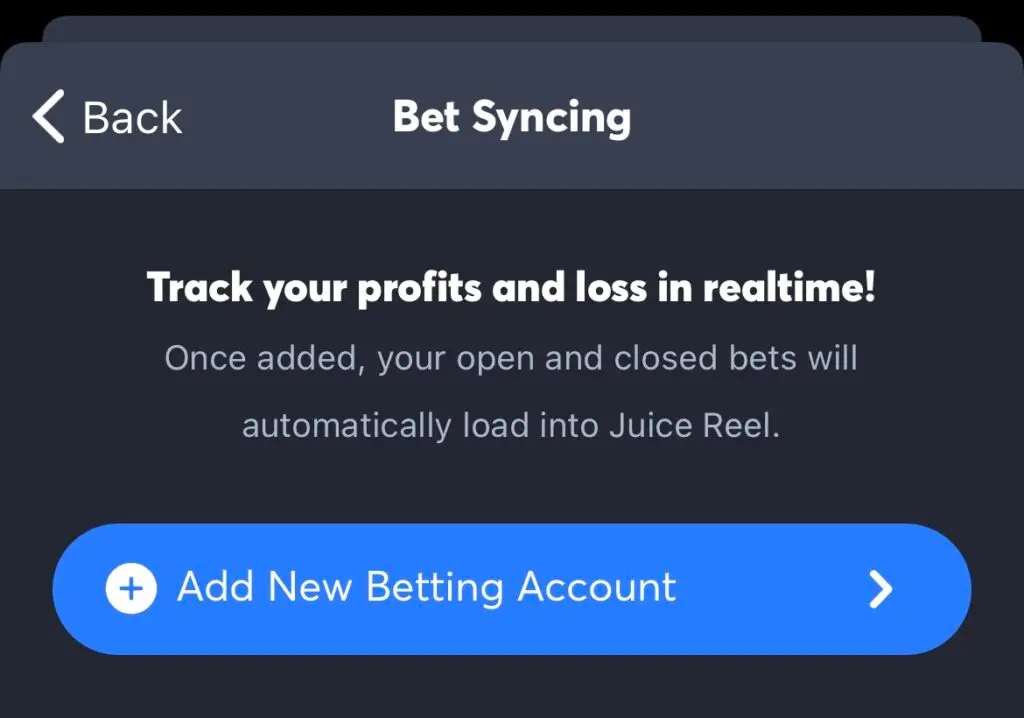 How to sync sportsbooks - Add a New Book